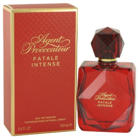 Agent Provacateur Fatale Intense red perfume bottle with gold-trimmed box