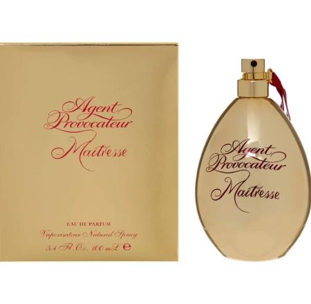 Agent Provocateur Maitresse Eau De Parfum bottle with gold box packaging