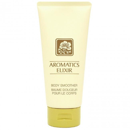 Aromatics Elixir Body Smoother tube with cream-colored packaging and yellow cap