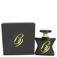Bond No. 9 B-9 black eau de parfum bottle with gold logo and packaging box