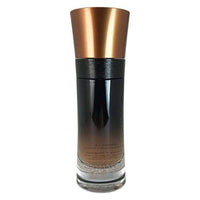 Armani Code Profumo bottle with bronze cap and black gradient glass base