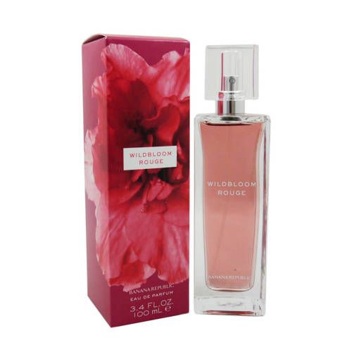 Wildbloom Rouge perfume bottle with red floral box packaging