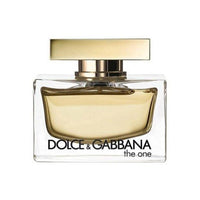 D & G The One Eau de Parfum 2.5 oz transparent bottle with golden juice front view