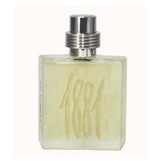 1881 Eau De Toilette bottle with pale yellow fragrance and chrome atomizer cap