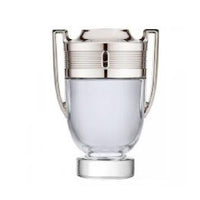Paco Rabanne Invictus Eau de Toilette 3.4 oz trophy shaped glass bottle front view