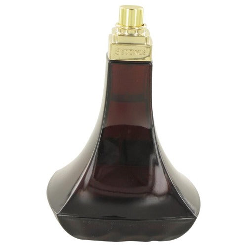 Beyonce Heat Kissed Eau De Parfum in dark burgundy bottle with gold spray atomizer top