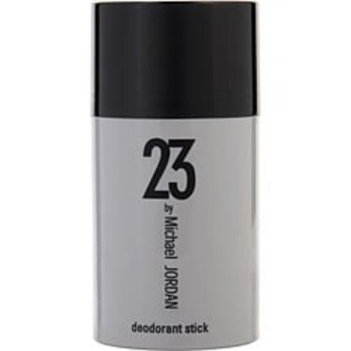 23 by Michael Jordan deodorant stick with white cylinder body and black cap