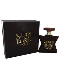 Bond No. 9 Sutton Place bottle with black gift box and wood cap