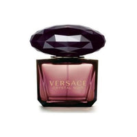 Versace Crystal Noir Eau de Parfum 3.0 oz bottle with black crystal cap front view