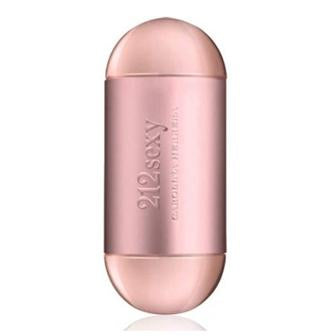 212 Sexy Eau De Parfum bottle in rose gold with rounded capsule shape