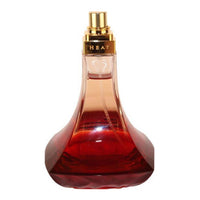 Beyonce Heat Eau De Parfum bottle with deep red liquid and gold spray top